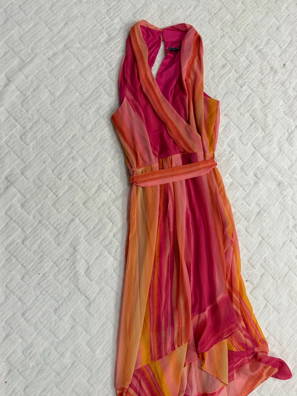 julia jordan Bright Pink Asymmetrical Dress